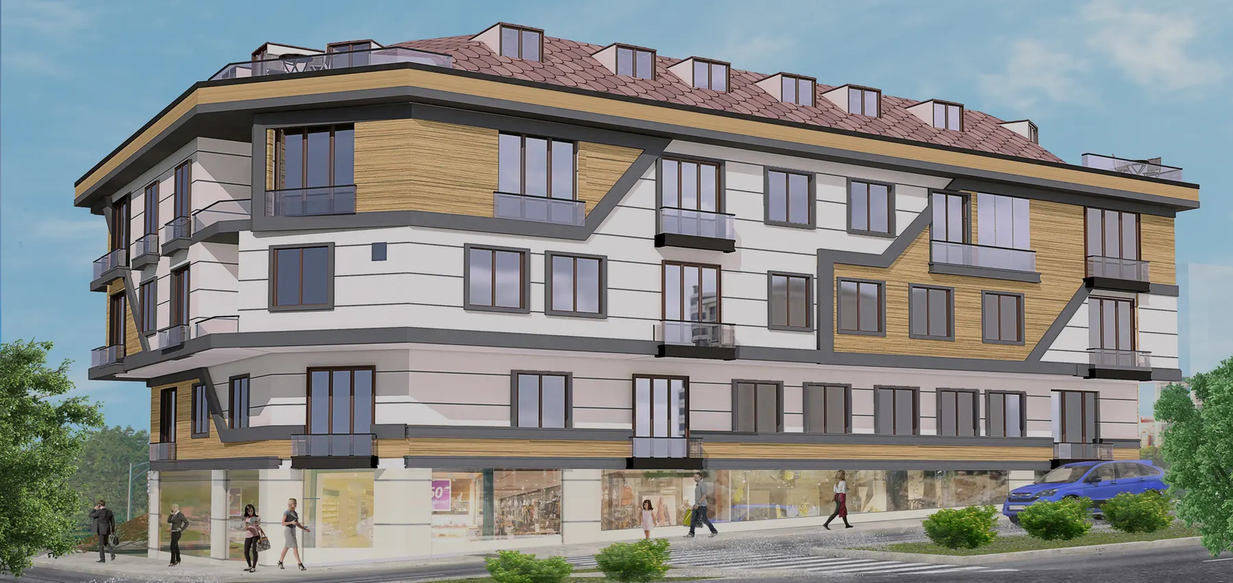 Bilsa Çatıkkaya Apartmanı dış görünüm