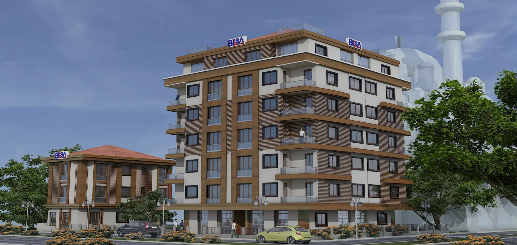 Bilsa Uygur Sitesi dış görünüm