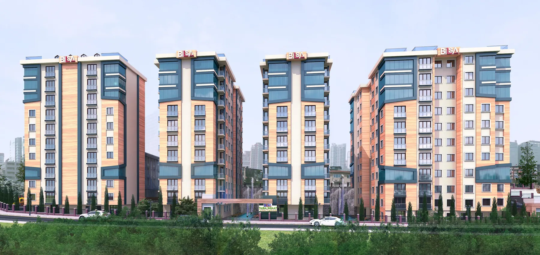 Bilsa Zümrüd-ü Anka Sitesi dış görünüm